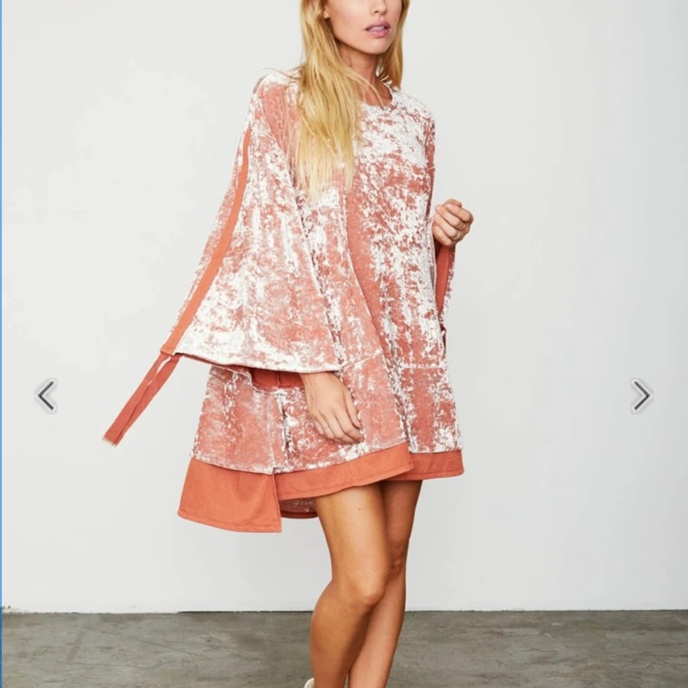 Cute Pink Velour Dress